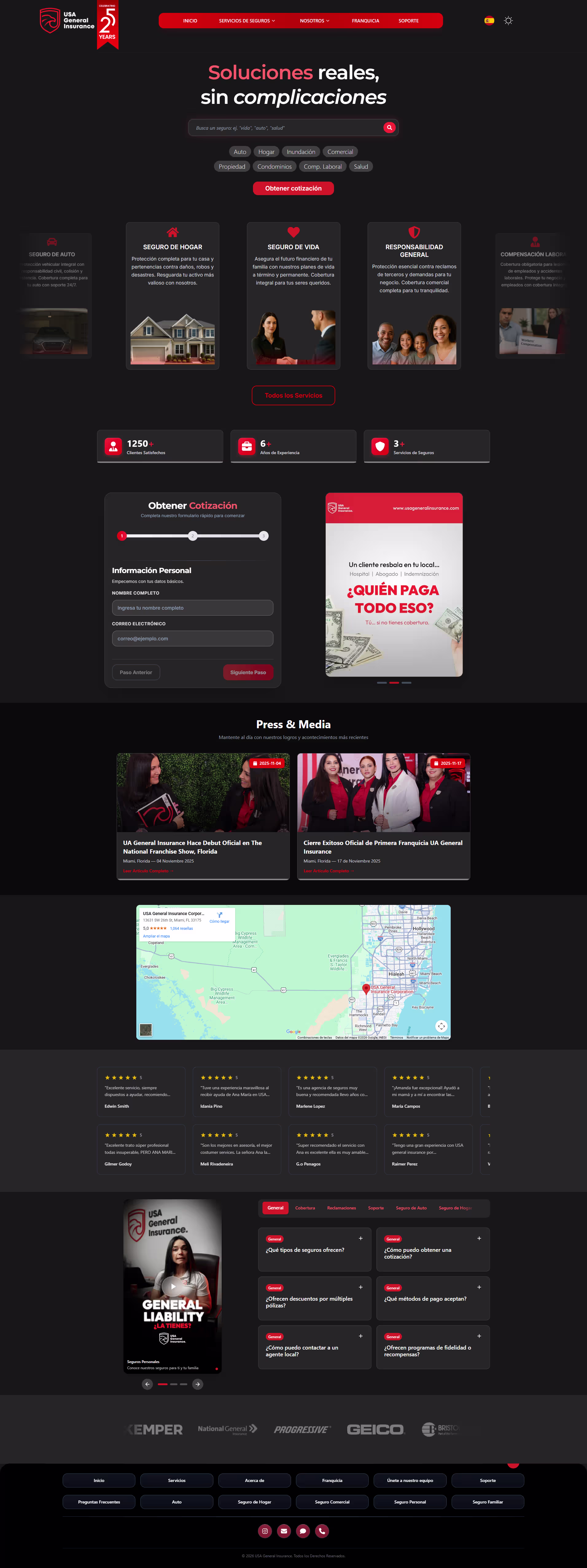 USA General Insurance full page